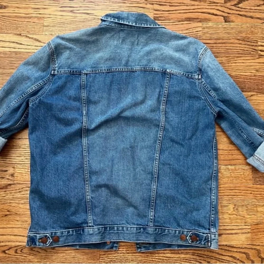 Madewell Oversized Light Wash Denim Jacket - Picture 4 of 4